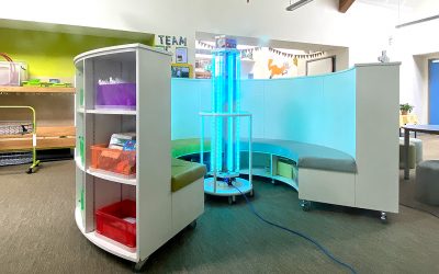 Product Photography – Violegen HEXAgone® UV-C Room Sterilisers