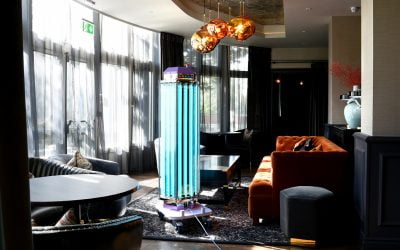 Product Photography for Violegen HEXAgone®  UV-C Room Sterilisers