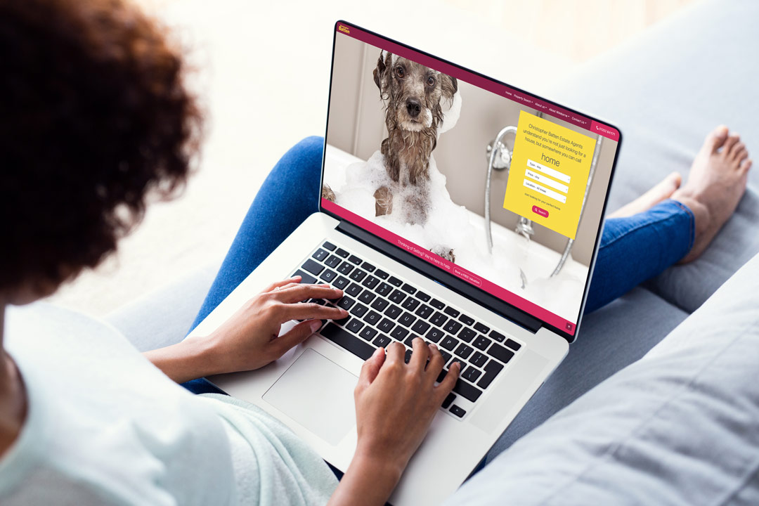 Website design for Christopher Batten estate agents